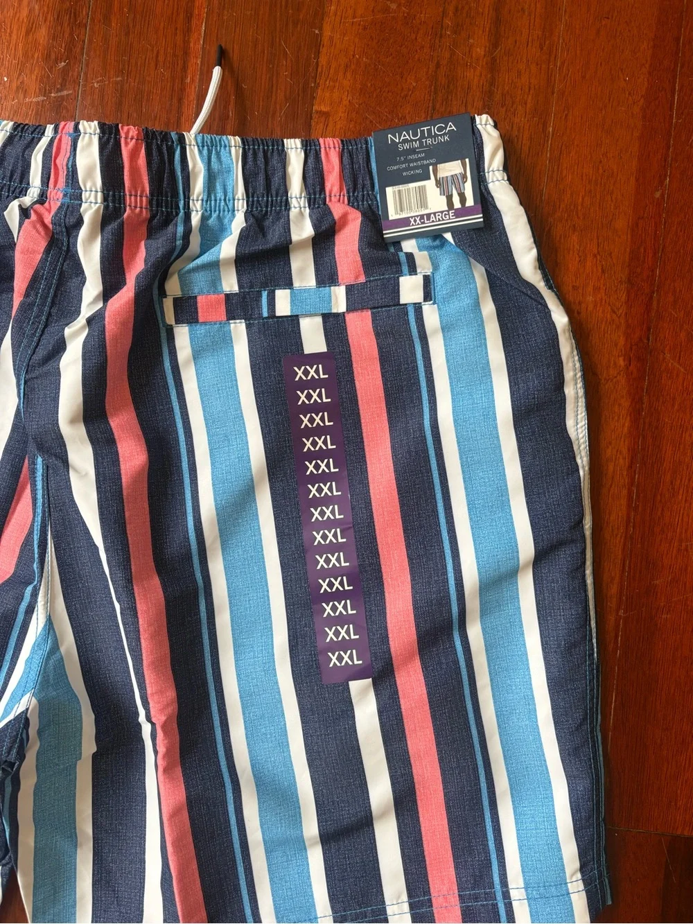 Nautica Men's Striped Swim Trunks